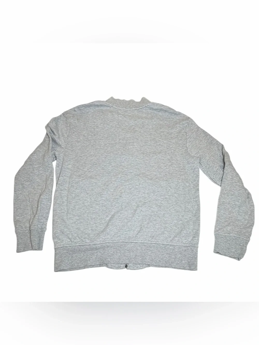 Polo Ralph Lauren Men’s Small Gray Full Zip Track Jacket Cotton Blend Pony Logo